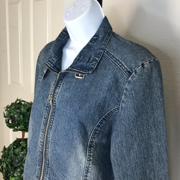 🏍️Bongo Denim Jacket | Blue | Size 9 - Picture 4 of 12